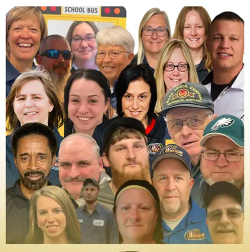 Collage of many BR Williams employees